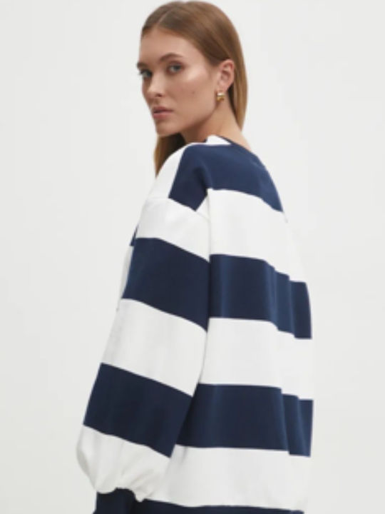 Women's Blouse Striped White