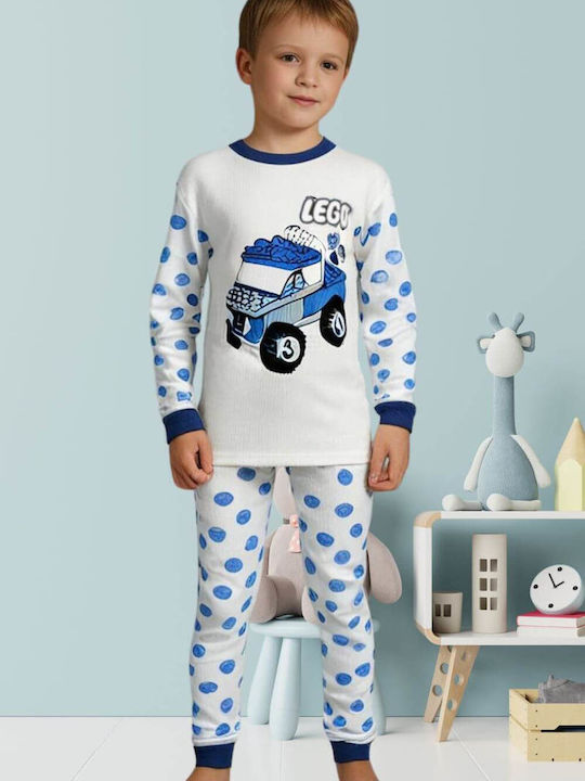Supermini Детска пижама Зимна Blue