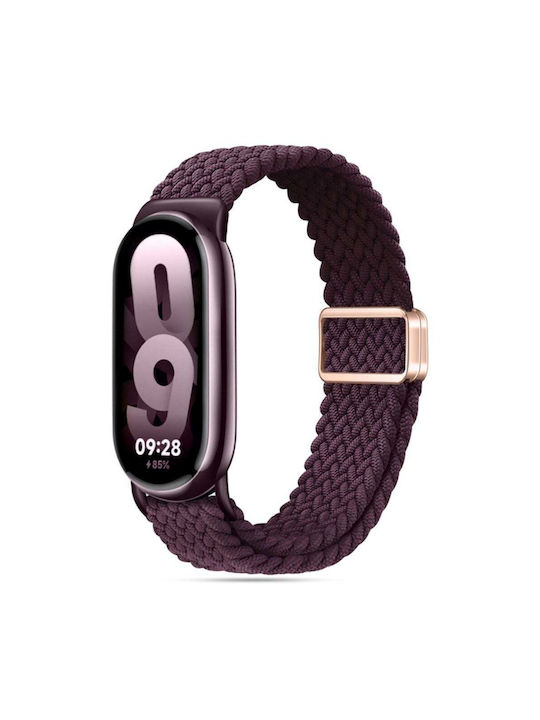 Techsuit Strap Fabric Burgundy (Xiaomi Mi Band 8 / 8 NFC / 9 / 9)