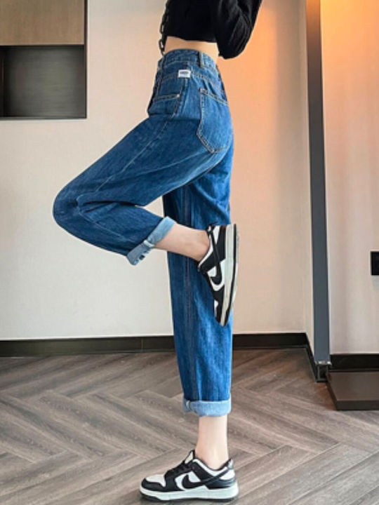 Hoch tailliert Damenjeans