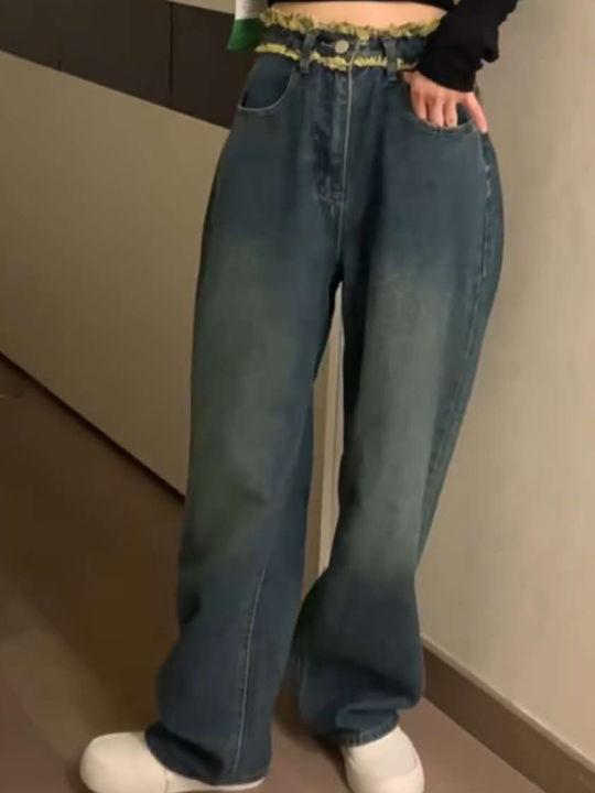 Hoch tailliert Damenjeans