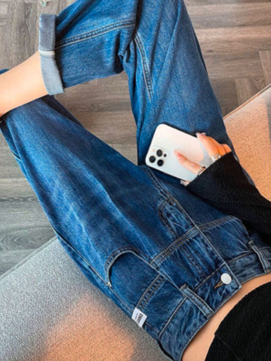 Hoch tailliert Damenjeans