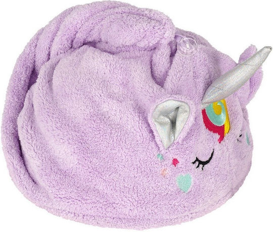 Legami Milano Kids' Beach Towel Purple Unicorns 55x23cm
