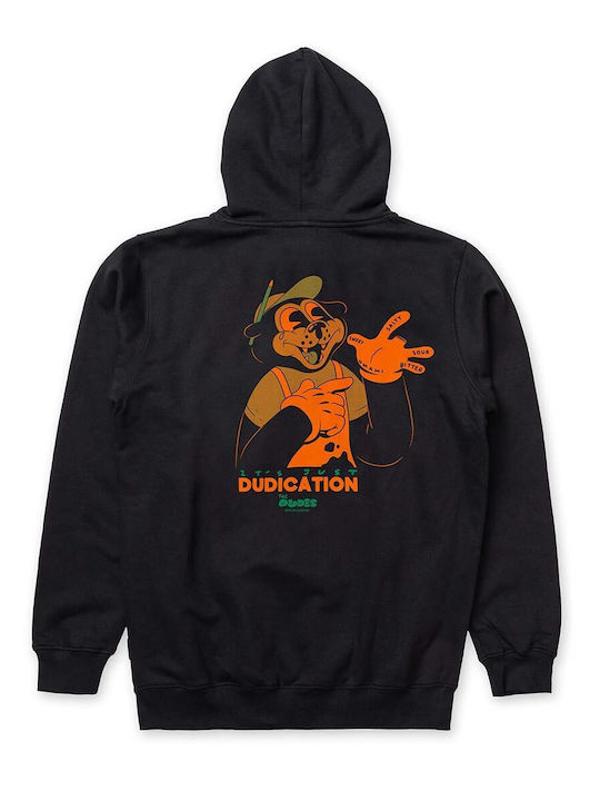 The Dudes Sweatshirt with Hood Black