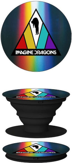 Imagine Dragons Phone Holders Stand Black Mobile Hand Grip Base