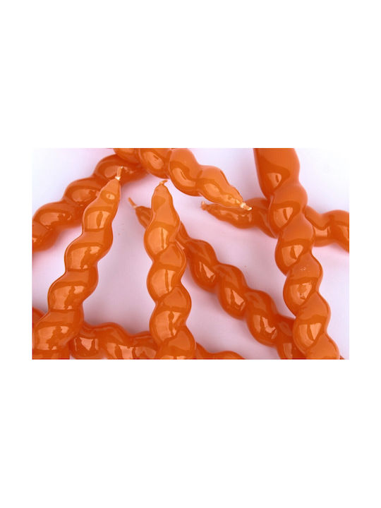 Maegen Dekoratives Kerze Kegel Orange 3Stück