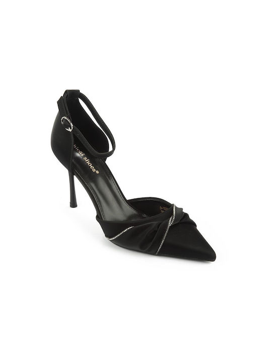 Fshoes Pointed Toe Black Heels