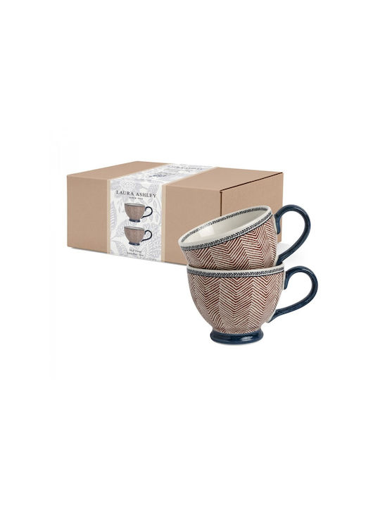 Laura Ashley Becher Keramik Orange 430ml