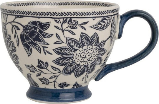 Laura Ashley Κούπα Κεραμική Μπλε 430ml