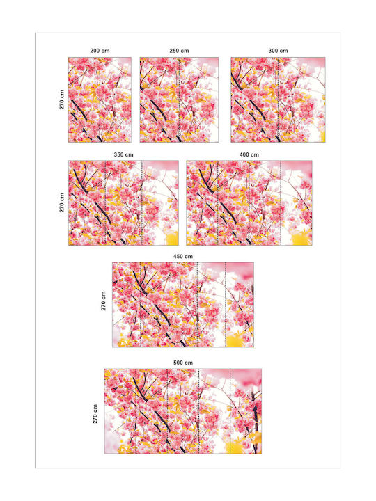 Beautiful Flowers Self-Adhesive Wallpaper 240cm