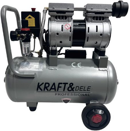 Kraft & Dele Single-Phase Air Compressors with Airtank 24lt KD1395