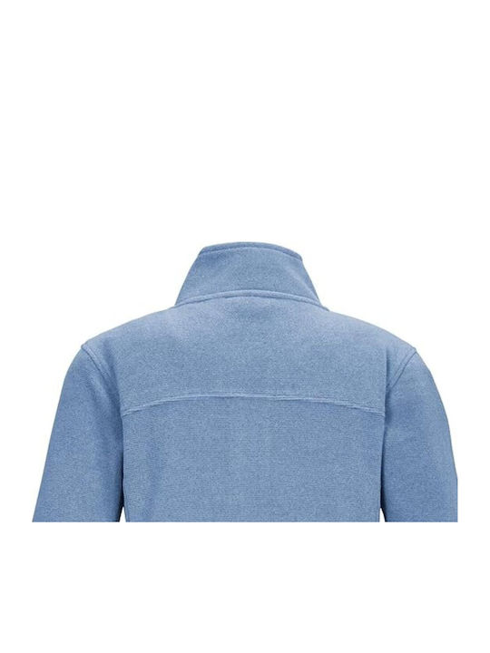 Αθλητική Παιδική Ζακέτα Fleece Μπλε Τζιν