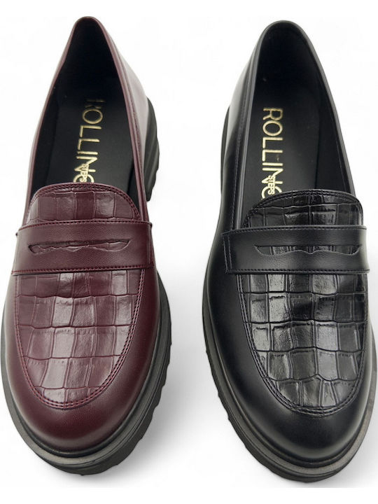 Γυναικεία Loafers σε Μπορντό Χρώμα
