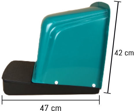 Plastic Nesting Box for Hens Plastic Nest for up to 7 hens 42x32x45cm