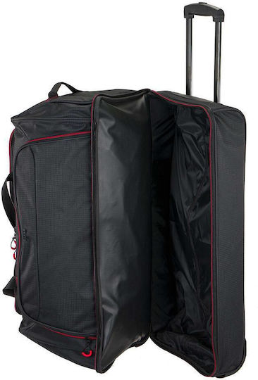 RCM Sack Voyage 94lt Black with Wheels Fabric L70xW32xH32cm