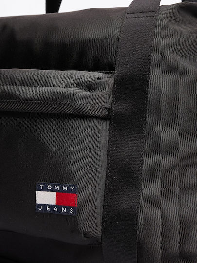 Tommy Hilfiger Σακ Βουαγιάζ Μαύρο Υφασμάτινο M57εκ.