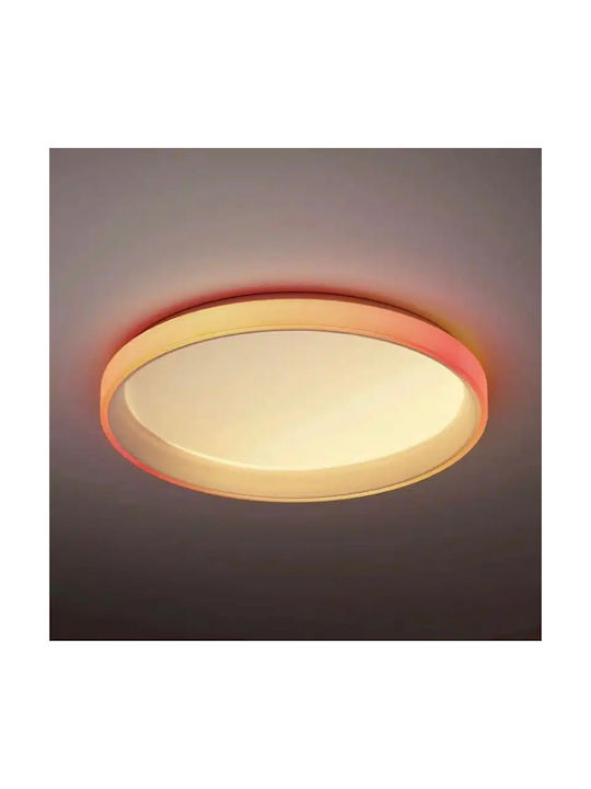 Aqara Smart Πλαφονιέρα Οροφής Λευκή με Ενσωματωμένο LED και Τηλεχειριστήριο