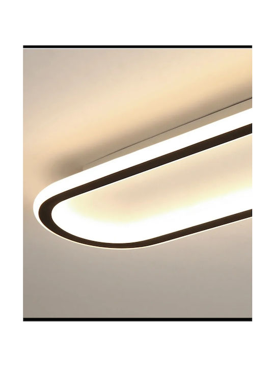 Home Lighting Deckenleuchte 60cm Schwarz mit Integrierter LED