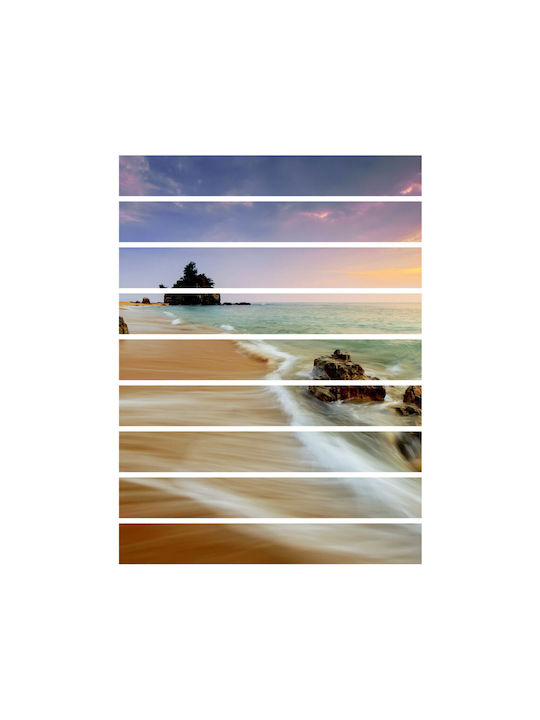 Wandsticker Treppe Strand 1Stück Orafol