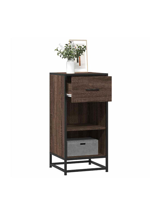 Brown Wooden Bookcase 35.5x35x76cm