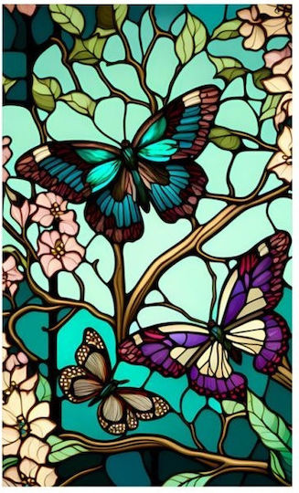 Autocolant Decorativ Sticlă 1buc 100x60buc