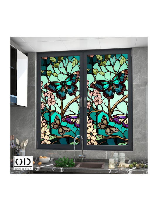 Autocolant Decorativ Sticlă 1buc 100x60buc