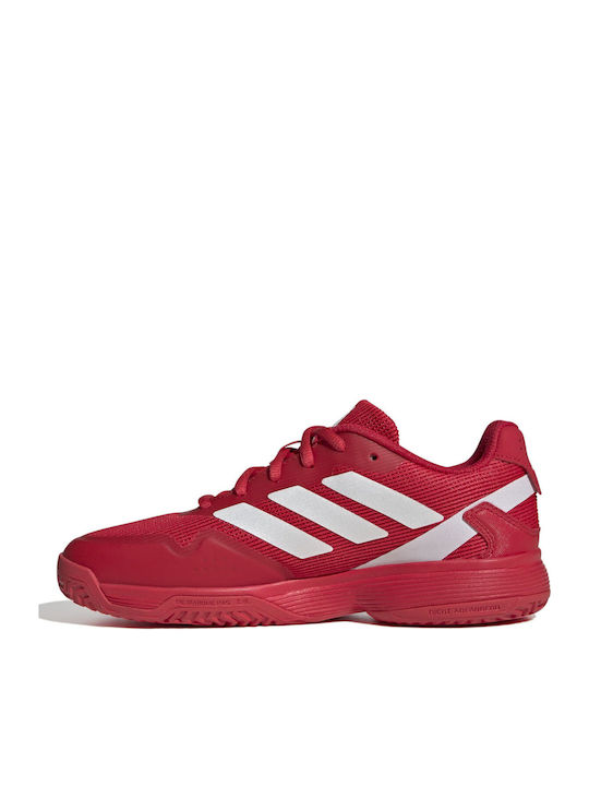 Ubersonic Kids Sports Shoes Tennis with Laces Red