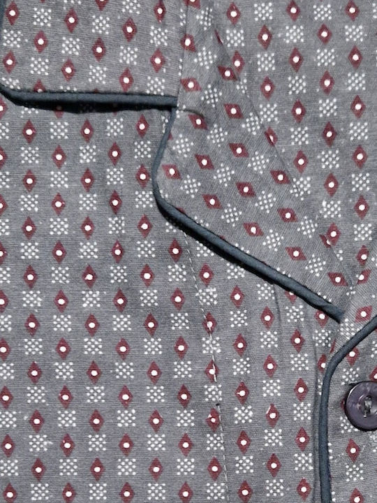 My pyjama Χειμερινή Ανδρική Πιτζάμα Γκρι