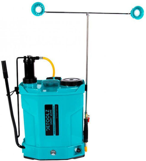Detoolz Pulverizator cu presiune cu Baterie 8Ah cu Capacitate 16lt 5.5bar în culoarea Albastru
