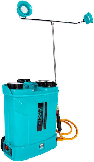 Detoolz Pulverizator cu presiune cu Baterie 8Ah cu Capacitate 12lt 5.5bar în culoarea Albastru