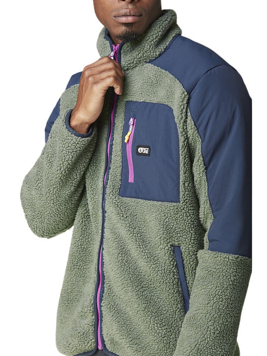 Ανδρική Ζακέτα Fleece Green Spray, Dark Blue