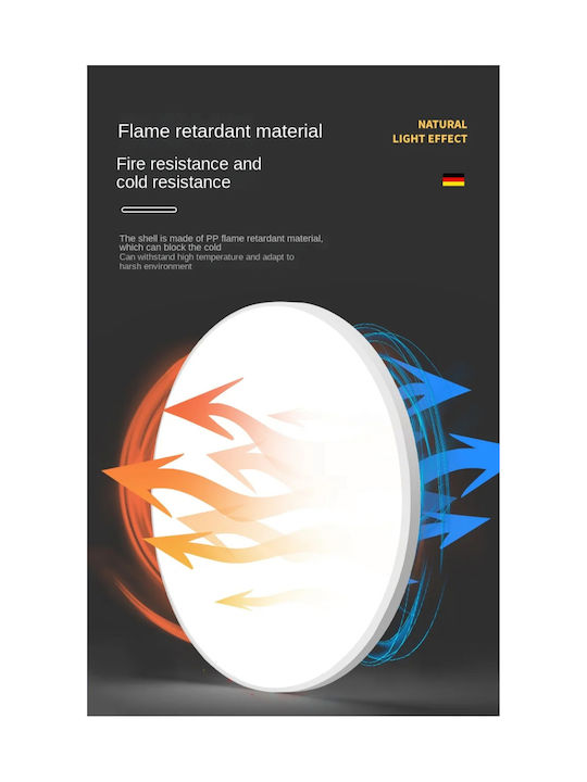 Home Lighting Πλαφονιέρα Οροφής Χρυσή με Ενσωματωμένο LED