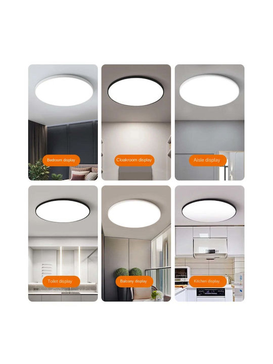 Home Lighting Πλαφονιέρα Οροφής Χρυσή με Ενσωματωμένο LED