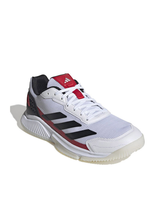adidas Courtquick Padel-Schuhe Weiß