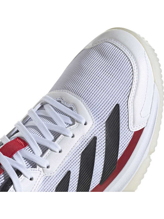 adidas Courtquick Padel-Schuhe Weiß