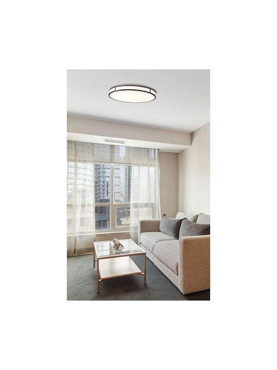 Viokef Piedro Ceiling Mount Light 40cm Brown with Integrated LED