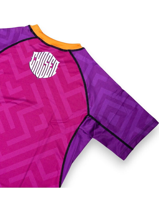 Chosen Short Sleeve Shirt CHRS140 for Jiu-Jitsu Purple