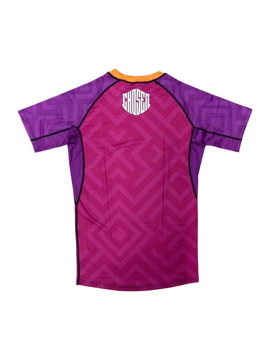 Chosen Short Sleeve Shirt CHRS140 for Jiu-Jitsu Purple