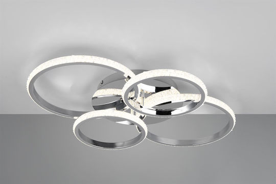 Trio Lighting Plafonieră de Tavan Argintiu cu LED Integrat