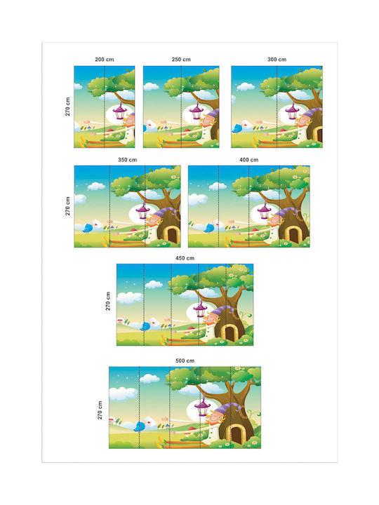 Tapet adeziv Prietenul nostru din pădure 200cm