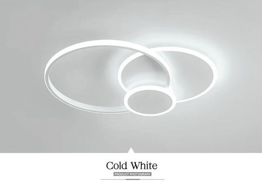Universo Illuminazione Deckenleuchte 55cm Weiß mit Integrierter LED