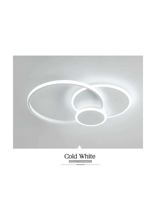 Universo Illuminazione Ceiling Mount Light 55cm White with Integrated LED