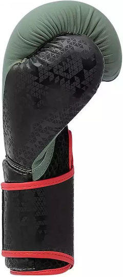 adidas Combat 50 Γάντια Πυγμαχίας για Αγώνα Πράσινα