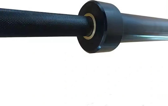 Mfitness Ίσια Μπάρα Ολυμπιακού Τύπου Φ50 20kg Μήκους 220cm με Κολάρα