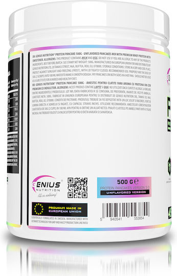 Genius Nutrition Protein Pancakes Mix Protein Molke 500gr