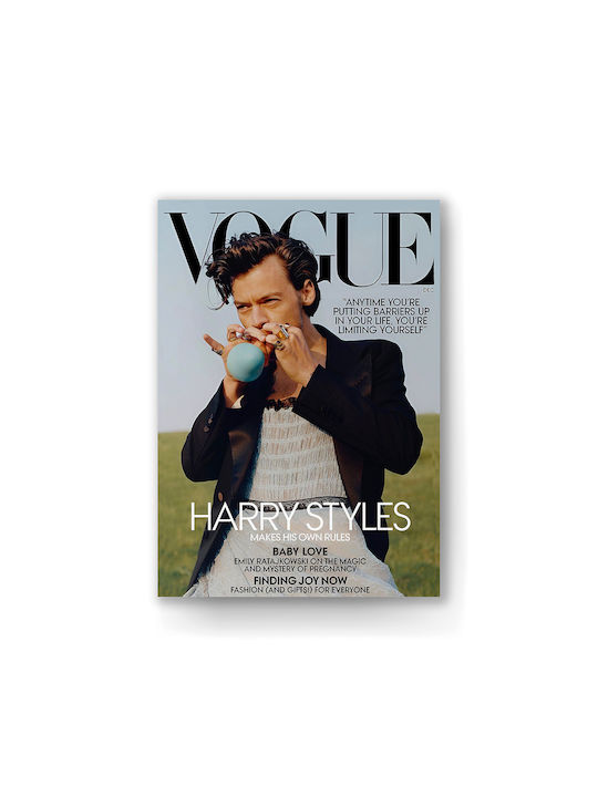 Music Poster Harry Styles Ms053 21cm X 30cm Μαύρο Ξύλινο Κάδρο