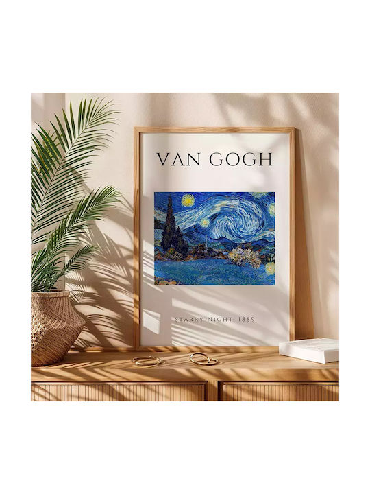 Poster Van Gogh Starry Night Art003 21cm X 30cm