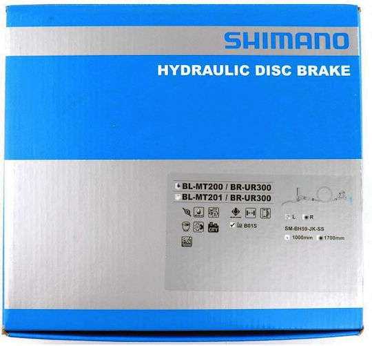 Shimano Acera Bl Mt200 Br Ur300 Right Rear 1700mm Disc Brake