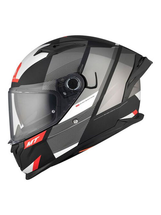 MT Braker SV Chento B0 Black/Grey Matt Motorcycle Helmet Full Face ECE 22.06 1600gr