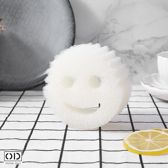 Scrub Sponge Washing Cleaning Dishes Premium Material Very Durable Over Time Suitable Any Type Surface Set 3 Pieces Size 10 Cm Original Deals